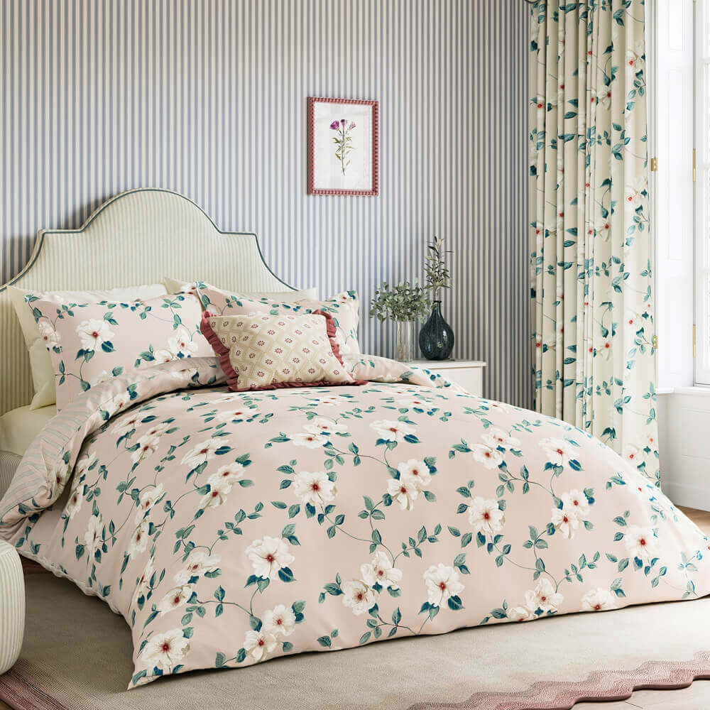 Sanderson x National Trust Poets Rose Duvet Cover Set